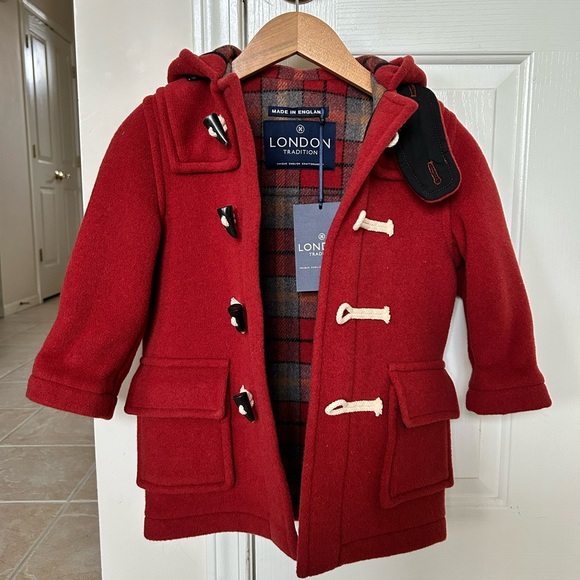 New! Child Duffle Coat (Unisex) Size 4 - Picture 1 of 7